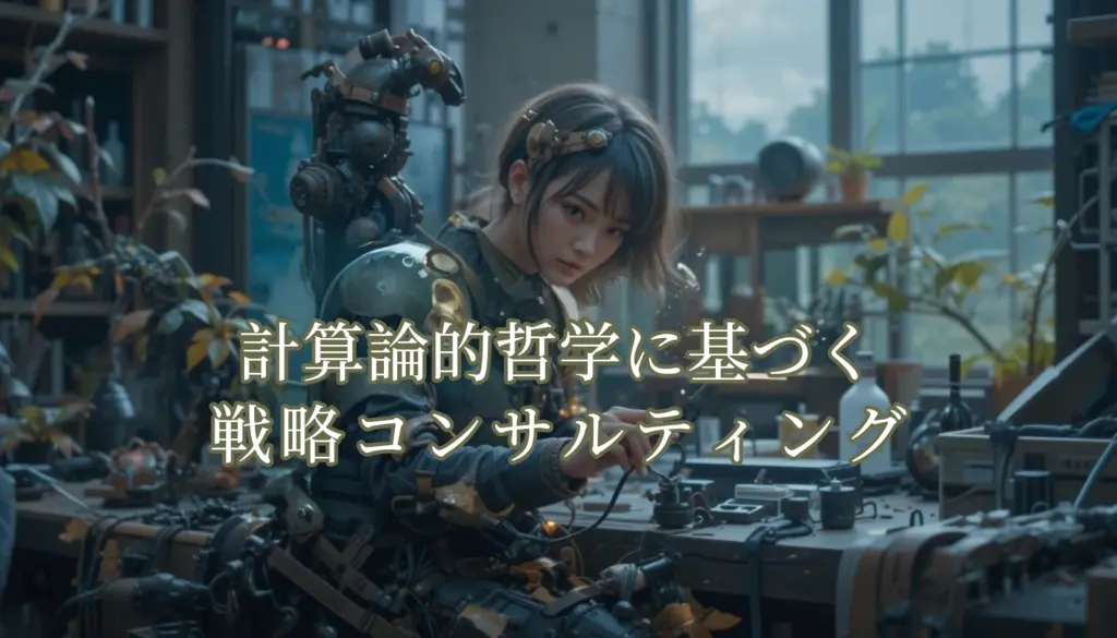 計算論的哲学に基づく戦略コンサルティング